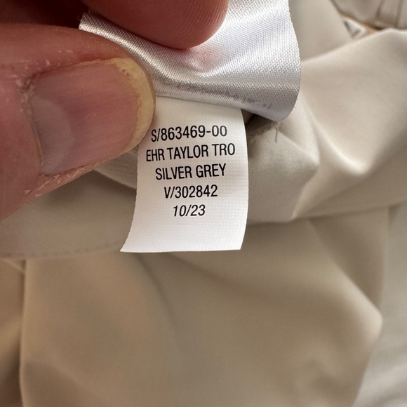 Old Navy Taylor Pants Women's Extra High-Rise Wide Leg Trouser 3X Silver Gray - Picture 9 of 14